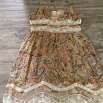 Johnny Was - 4Love and Liberty Sz S Sheer Lacy Silk Dress Photo 1