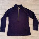 Lilly Pulitzer Women's Navy Blue 1/2 Zip Skipper Popover Pullover in Size Small Photo 1