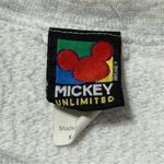 Mickey unlimited Vintage 1980 Mouse Uni-Sex XL Heather Gray Pullover Sweatshirt Photo 3