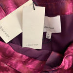 Cinq a Sept Alexa Dress Tie Dye Satin Midi Hippie Boho Slits Size 4 Pink Photo 10