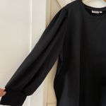 Belle Kim Gravel 5X Black Pullover Sweatshirt Long‎ Balloon Sleeves Casual Top Photo 1