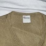 Red Valentino Red Valentino Sz L Large Gold Holiday Christmas Cardigan Photo 4