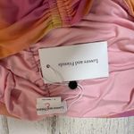 Lovers + Friends  Tie-Dye Mini Dress | Pink & Orange | Ruched | Sz M | Festival Photo 2