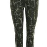 Zobha  Ultra High Rise Legging in Olive Grove Distressed Crackle Size Small Photo 0