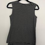 Lululemon Dark Gray White Stripe Muscle Tank Top Sleeveless Shirt Photo 6
