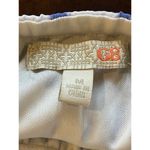 Gianni Bini  GB Blue And White Striped Tie Dye Sleeveless Maxi Dress Size M Photo 7