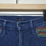 Mother Jeans Women 26 Stretch Bootcut Flared The Smooth Hustler Jeans Rainbow Blue Photo 2