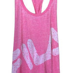 FILA  Twist Back Pink Tank Top Size Medium Photo 0