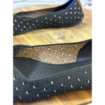 Women's Rothy's Black White Polka Dot The Point Flats Size 10.5 Photo 9