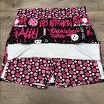 Skort Obsession 17” High Rise Pickleball Tennis Golf Skirt Skort Black Pink XL Photo 3
