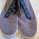 Toms lace up shoes sz 6.5 Oxford grey suede read Photo 4