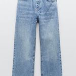 ZARA High rise straight jeans Photo 0