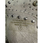 Very G  Women's Beige Studded Mid-Calf Western Boots Size 9.5M​ Photo 3