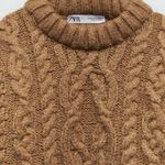 ZARA NWT CABLE KNIT SWEATER Photo 13