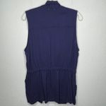 Sady & Lu Sweater Vest‎ Cardigan Purple Size XL Photo 2