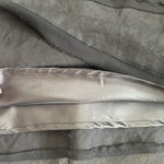 Willi Smith Goth Black Linen Lace Mesh Detail Skirt Women Lagenlook Whimsigoth Witchy SZ 10 Photo 3