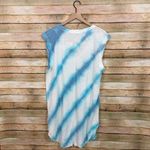 Free People NWT We the Free Breezy Point Longline Tee - Blue - Small Photo 9
