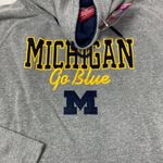 Colosseum Michigan Go Blue  Long Sleeve Sweatshirt Women’s Size L NWT Photo 5