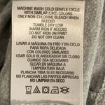 Bongo Juniors Gray Short Sleeve T-Shirt Size Medium Crochet Shoulder Design Photo 4