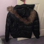 Gap Black winter puffer jacket size Medium Photo 2