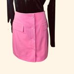 Derek Lam 10 Crosby Belamy Button-Front Mini Skirt Pink NWT Size 8 Photo 5