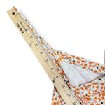 A loves A  Ditsy Floral Button Front Spaghetti Strap Sundress Orange Pink Small Photo 12