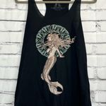 Bear Dance Y2K  Mermaid Racerback Tank Top Vintage Graphic Women’s Medium Black Photo 5