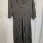 R & K SKU 7642 Womens Gray Knit Knee Length Dress Size L Photo 0