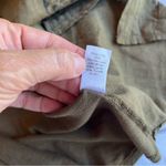 Michael Stars  Blouse Button Down Shirt Womens Long Sleeve Sz 2 Boho Light Batik Photo 10