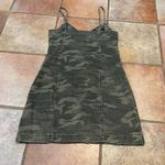 Topshop Camo zip front denim dress Photo 4