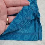 Jockey Person 2 Person Teal Paisley Burnout Hooded Top Sz Medium Green Photo 7