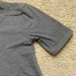 BCBGeneration  Striped Short Sleeve Swing Mini Dress Photo 3