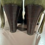 Kensie Masola Olive Suede Leather Ankle Boots Photo 3