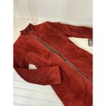 NWT Leathervilla Vintage Suede Burgundy Coat Outdoor VTG Gorpcore Womens Size S Red Photo 7
