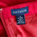 Ann Taylor Vintage Blue Label Wool Lined Red Cherry Pencil Skirt Women’s Size 8 Photo 7
