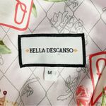 Bella Descanso Queen of Hearts Slip Dress Size Medium Pink Satin Chemise Nightie Photo 7