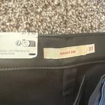 Levi's NWT Women's Faux Leather Baggy Dad Pants, Slippery Slope, Black 27 * 30 Photo 8