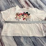 Adidas  x Farm Rio Women's Cropped White Graphic Tee Photo 5