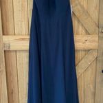 Bill Levkoff NWOT  Women’s Navy Long Formal Dress Size 12 Photo 5