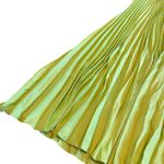 Banana Republic Silky Cutout Back Midi Dress Chartreuse Pleated Size 6 NWT Photo 10