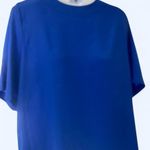 Royal Blue Blouse NWT L Nicola Size L Photo 0