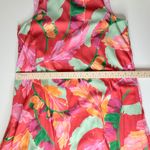 Chico's  Tropical Floral Midi Dress Sz US 4 Resort Vacation Cruise Beach Colorful Photo 9