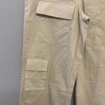 Princess Polly Women’s Beige Cepora Cargo Wide Leg Pants With Pockets- size 4 Photo 2