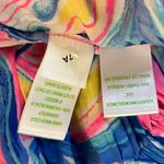 Lilly Pulitzer  Top Off The Shoulder Sain Blouse in Pink Sunset Sunny Side S EUC Photo 7