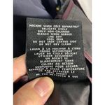 Cole Haan Cole‎ Haan Packable Hooded Raincoat Navy Gold Button Size S Photo 6