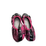 Tahari  Gustave Flats Size 6.5 Snakeskin Print Multicolor Slip On Ballet Shoes Photo 3