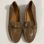 Patricia Nash New Fia horsebit loafer collapsible heel in taupe tan leather sz 7 Photo 3