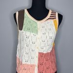 American Eagle Outfitters Multicolor Patchwork Tank Top Photo 0