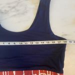 Boden Women's Coral Red Navy Blue Sleeveless Tank Dress Side Zip Size 14 Regular Photo 7