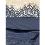 Iz Byer  Sleeveless Lace Blouse Navy Sz M NWT Photo 7